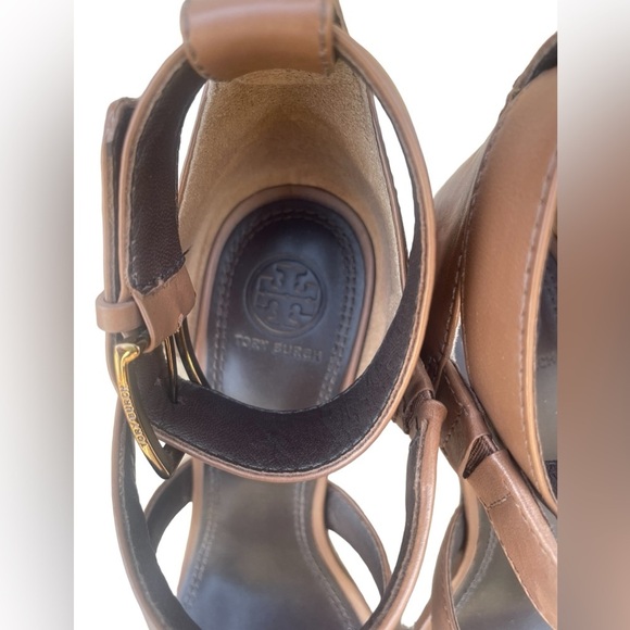 TORY BURCH women’s Size 8 Jones Bistro Brown
Leather Pump 4” Heels preloved - Picture 6 of 7